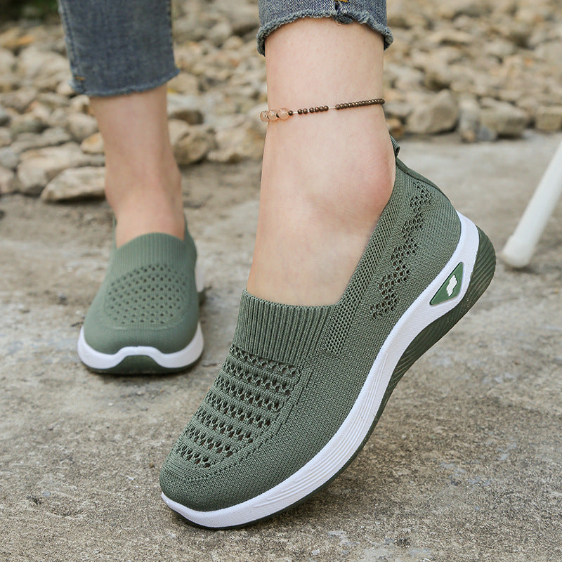 Last Day Sale 50% OFF🔥 - Women’s Orthopedic Knit Comfort Loafers – Slip-Resistant Walking Shoes