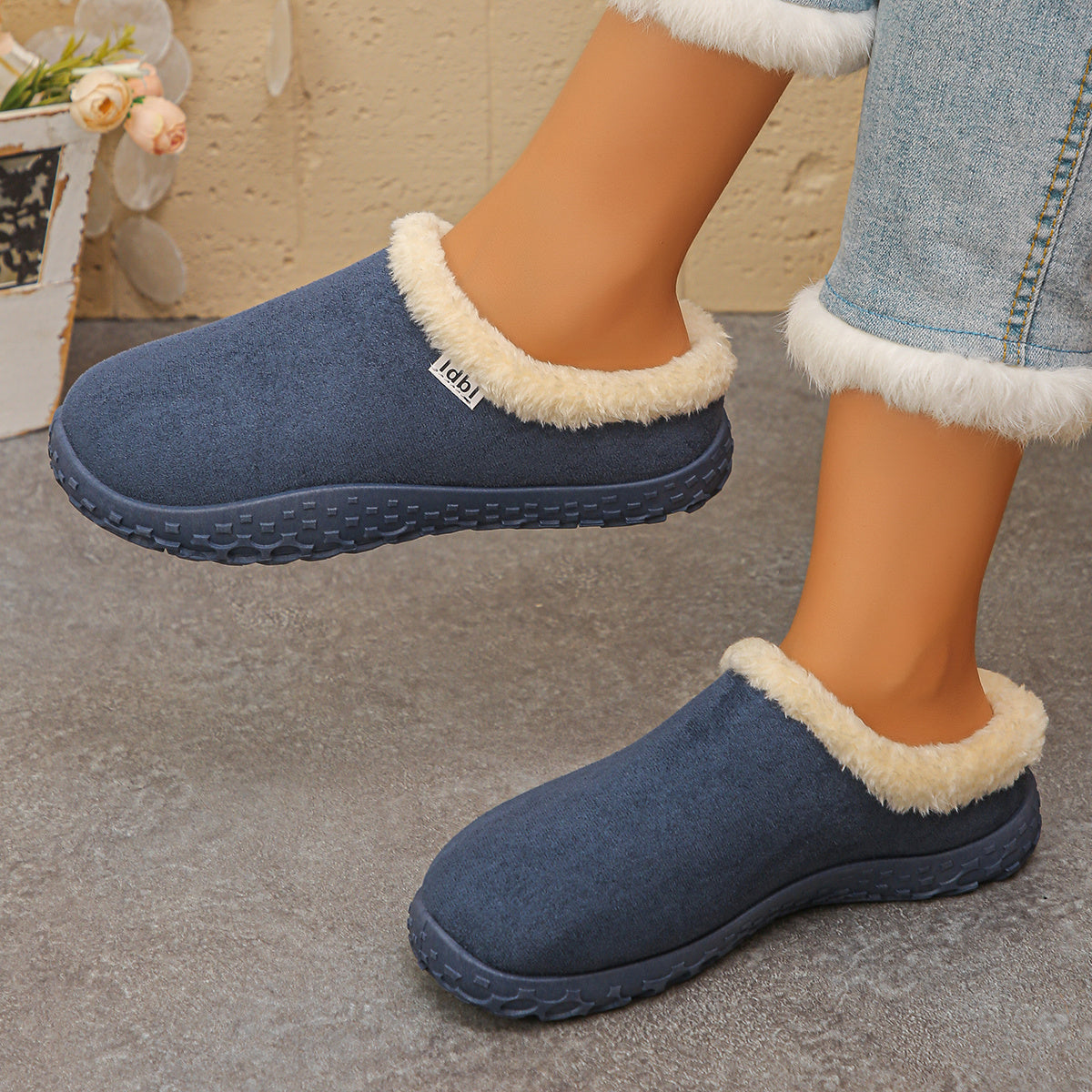 Cozy Fleece Clogs orthopedic.