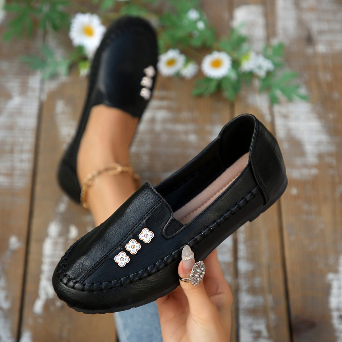 Women's orthopedic shoes – round toe, comfortable.