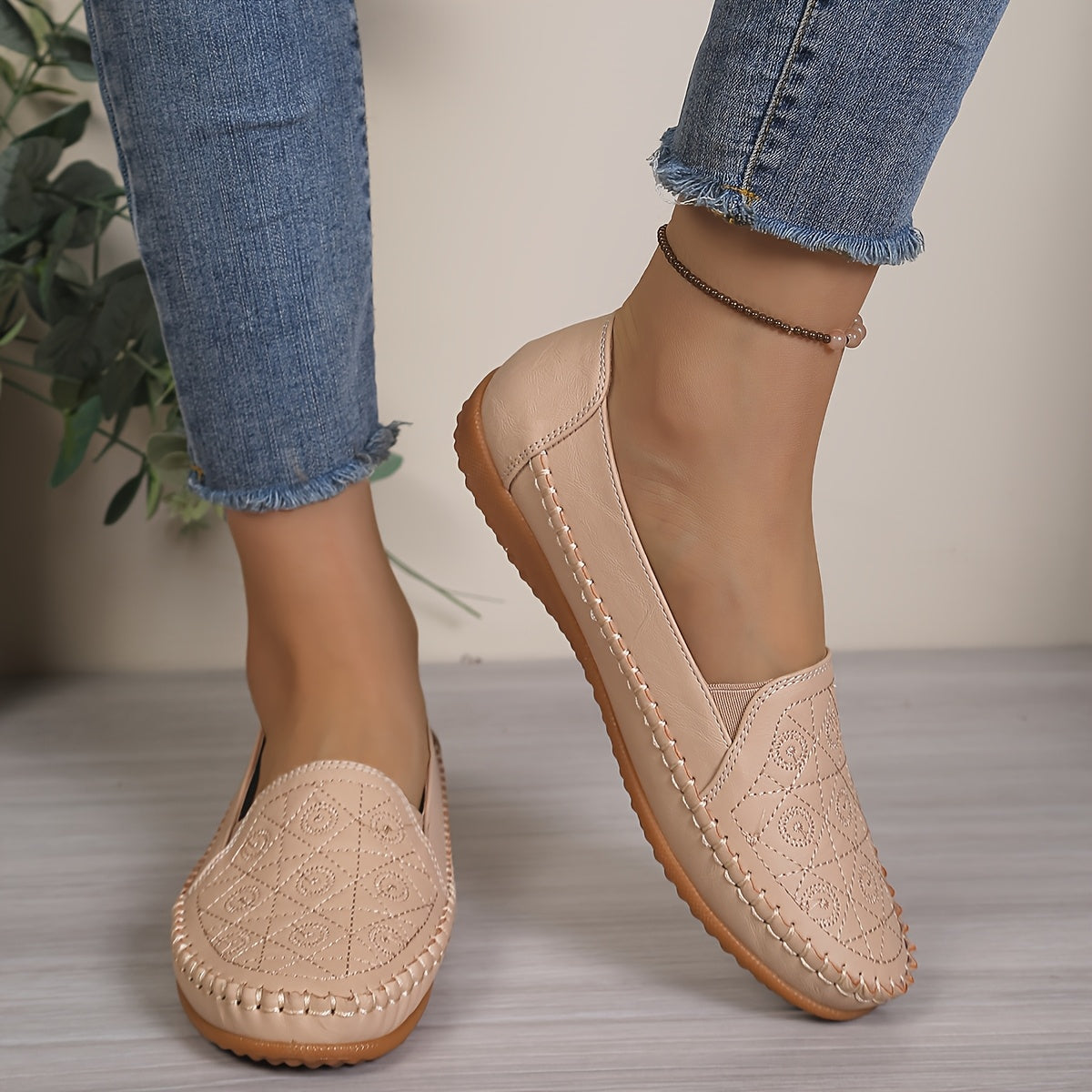 Comfortable, elegant orthopedic slip-on shoes