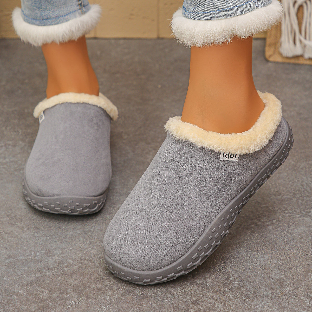 Cozy Fleece Clogs orthopedic.