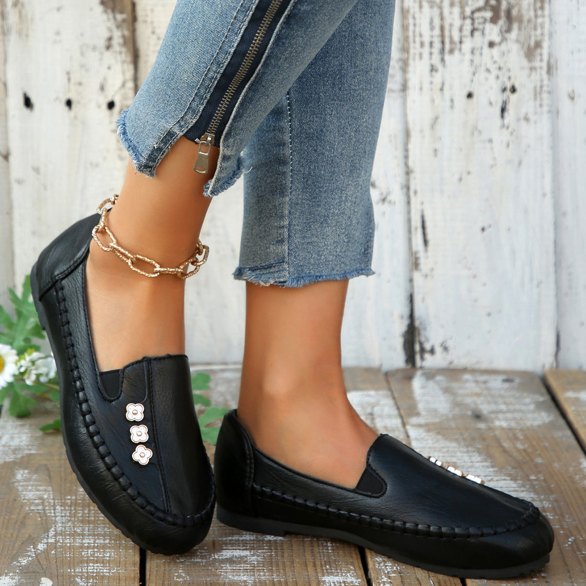 Women's orthopedic shoes – round toe, comfortable.