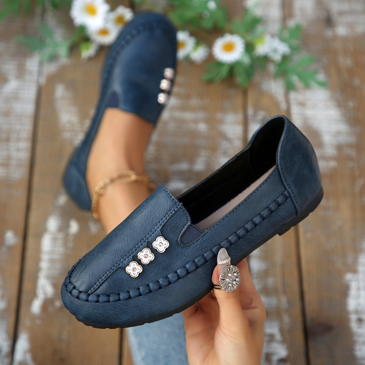 Women's orthopedic shoes – round toe, comfortable.