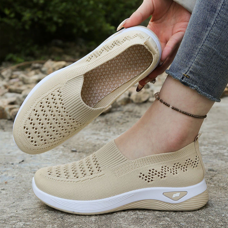 Last Day Sale 50% OFF🔥 - Women’s Orthopedic Knit Comfort Loafers – Slip-Resistant Walking Shoes
