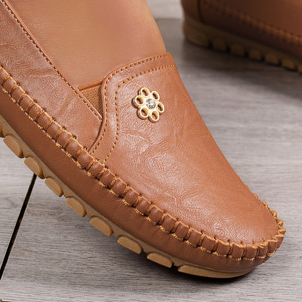 Orthopedic leather shoes, Lightweight, Anti-Slip, Breathable for Women