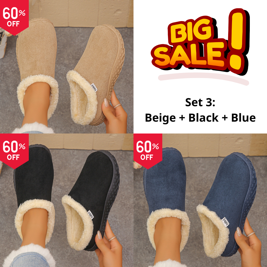 Cozy Fleece Clogs orthopedic.