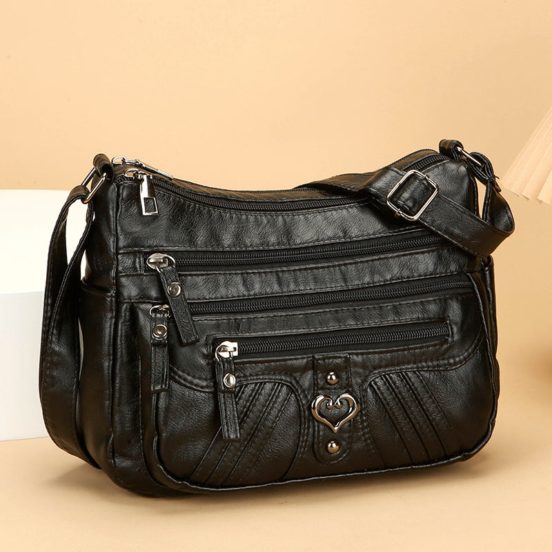 Women's Soft Vegan Leather Crossbody Bag – Everyday Purse
