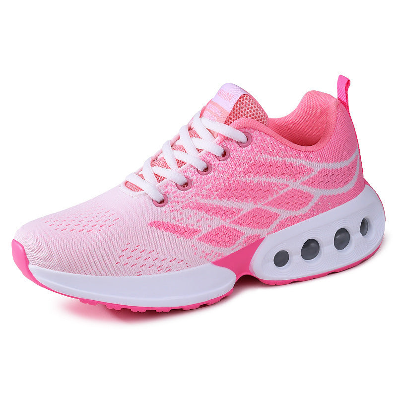 Women's Lightweight Air Cushion Running Shoes - Breathable Knit Sneakers