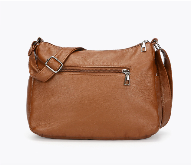 Women's Soft Vegan Leather Crossbody Bag β Everyday Purse