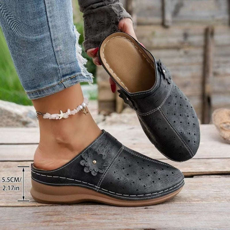 Orthopedic Wide-Toe Wedge Clogs – Lightweight & Non-Slip