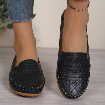 Comfortable, elegant orthopedic slip-on shoes