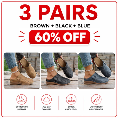 Orthopedic Wide-Toe Wedge Clogs – Lightweight & Non-Slip