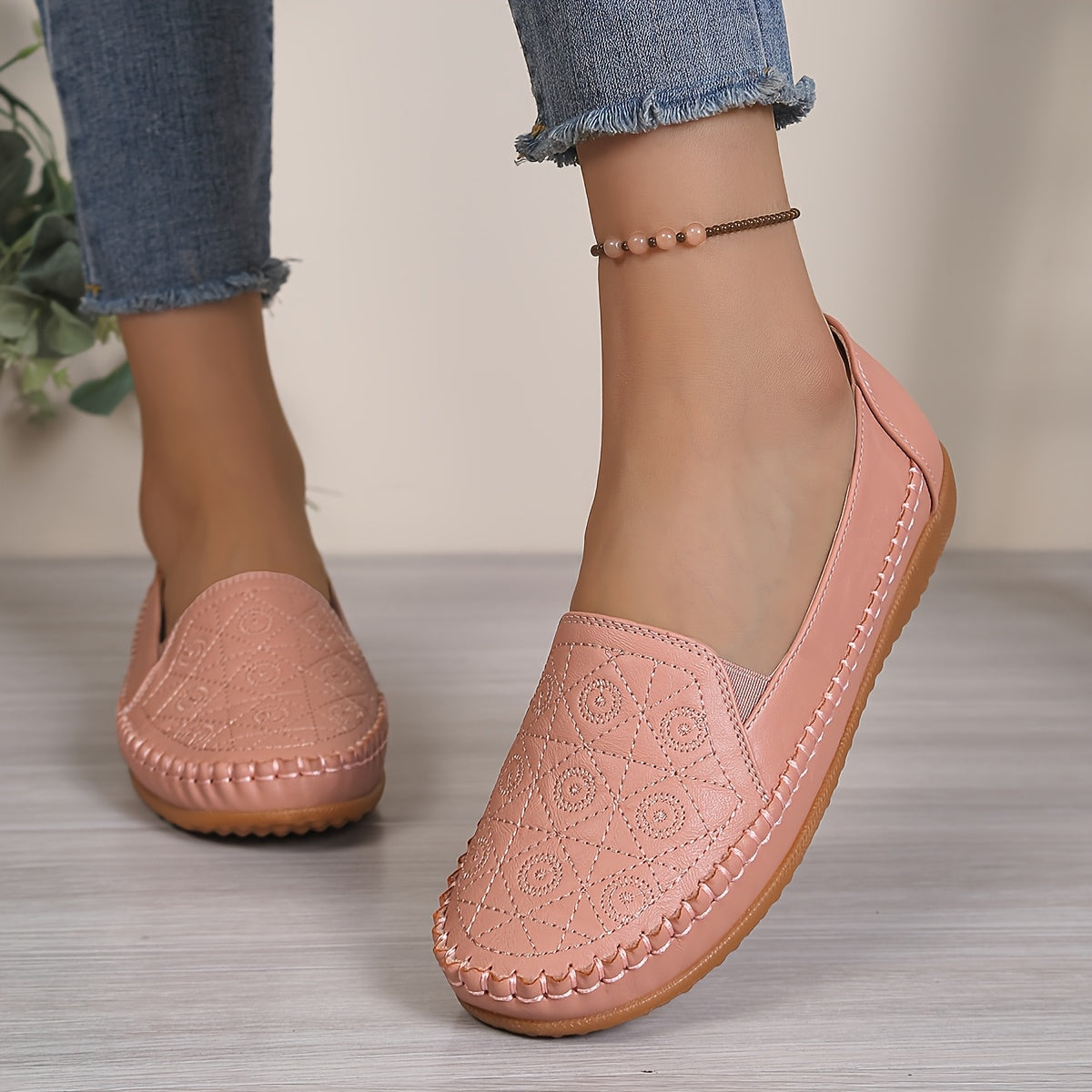 Comfortable, elegant orthopedic slip-on shoes