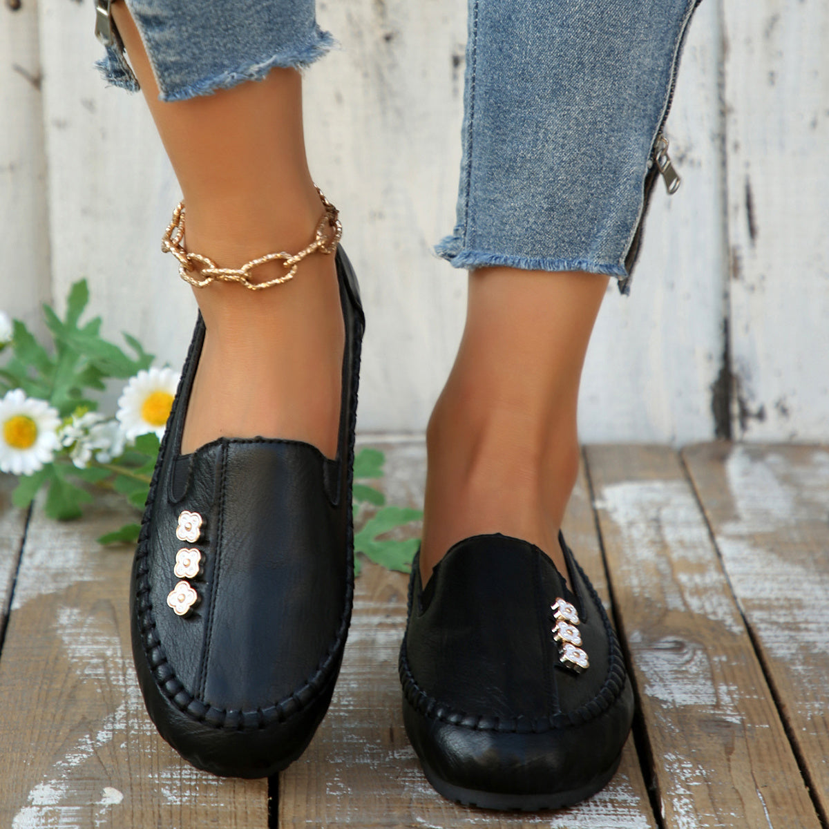 Women's orthopedic shoes – round toe, comfortable.