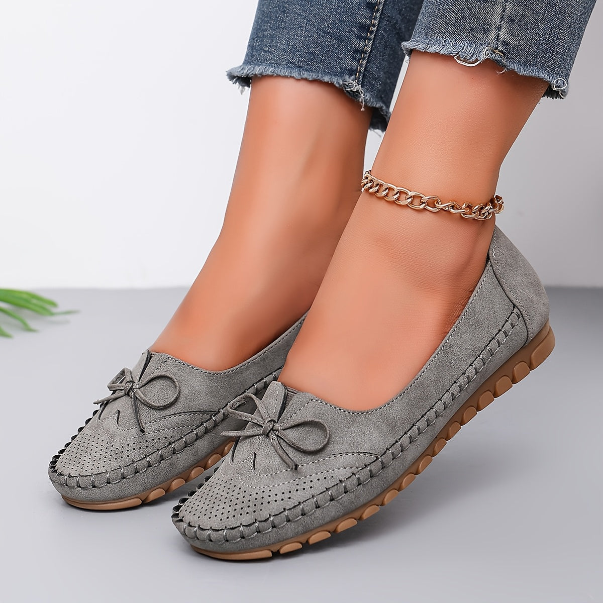 Versatile, breathable women's orthopedic slip-ons with soft soles.