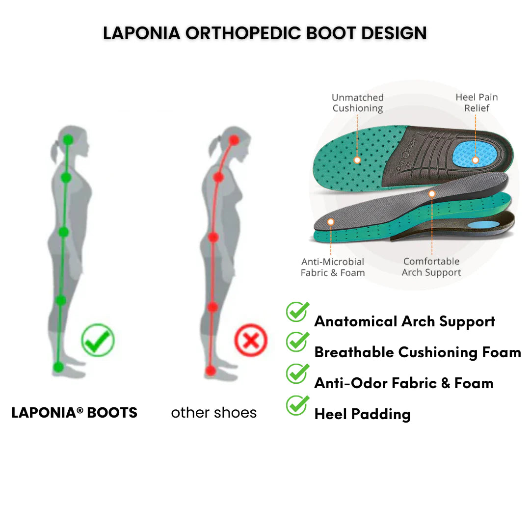 Women's orthopedic shoes – round toe, comfortable.