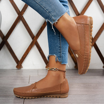 Orthopedic leather shoes, Lightweight, Anti-Slip, Breathable for Women