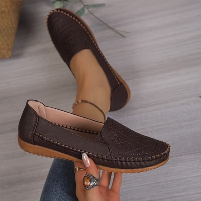 Comfortable, elegant orthopedic slip-on shoes