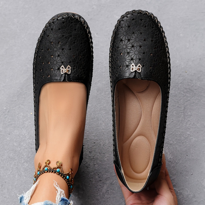Women's Orthopedic Floral Flats