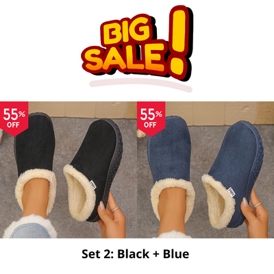Cozy Fleece Clogs orthopedic.