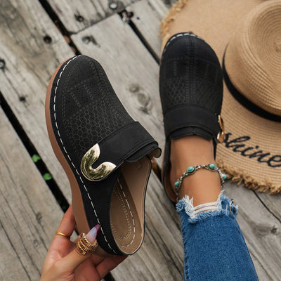 🔥Thank You for Being Our Customer😍Orthopedic Wedge Leather Shoes, Easy To Wear, Comfortable When Walking🔥
