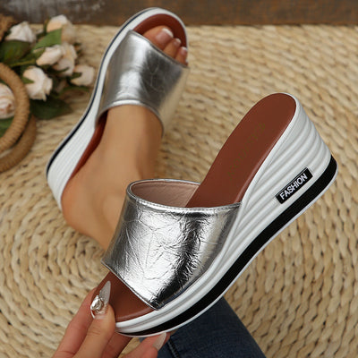 Premium Arch-Support Wedge Sandals – Walk Pain-Free in Style