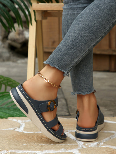 🔥Trending Now: Women's Thick Sole Platform Slippers – Light & Airy Comfort