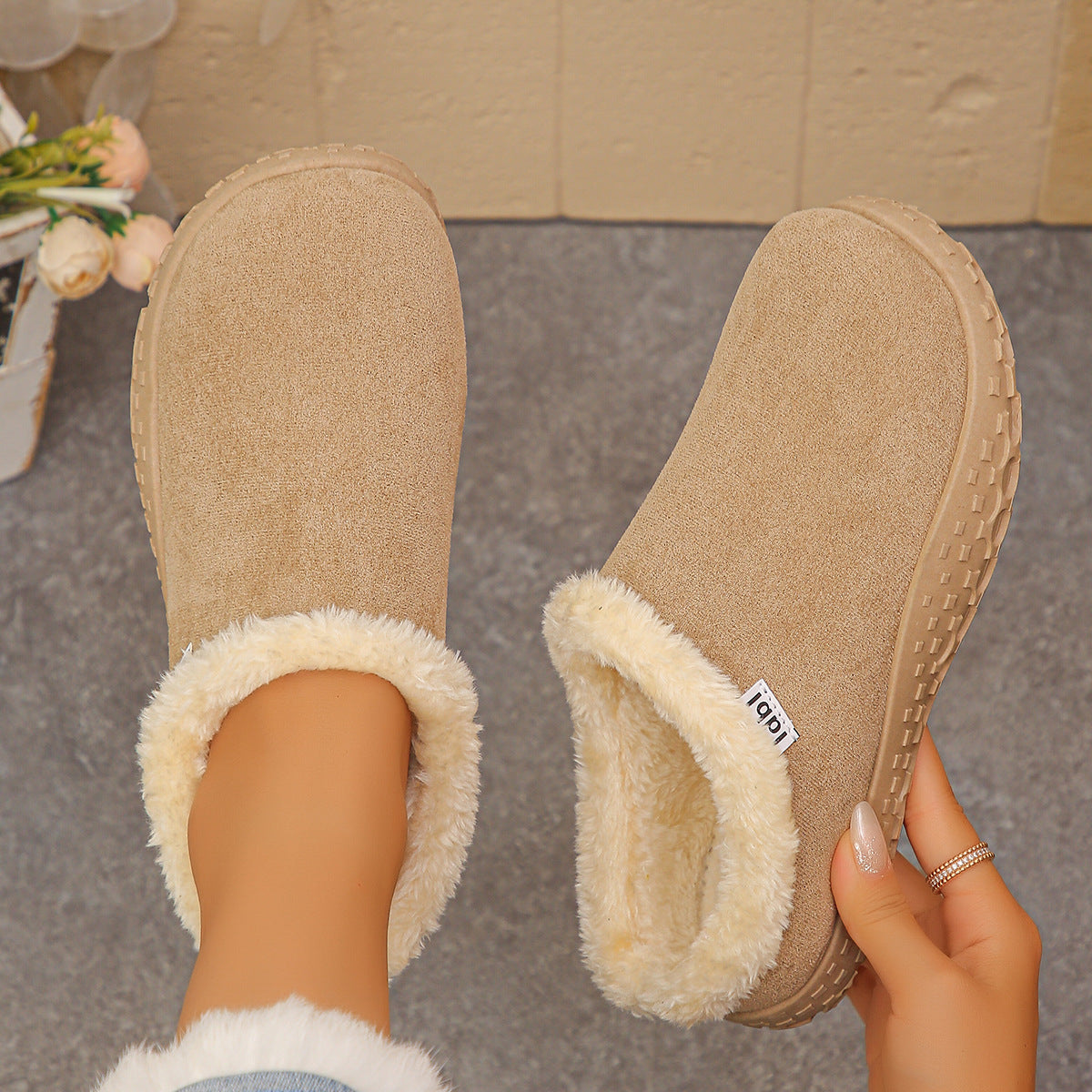 Cozy Fleece Clogs orthopedic.