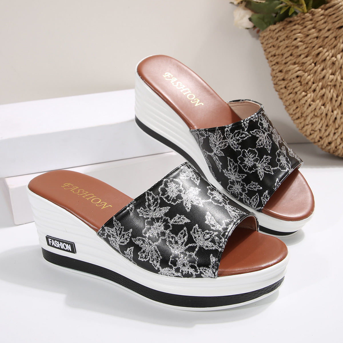Premium Arch-Support Wedge Sandals – Walk Pain-Free in Style