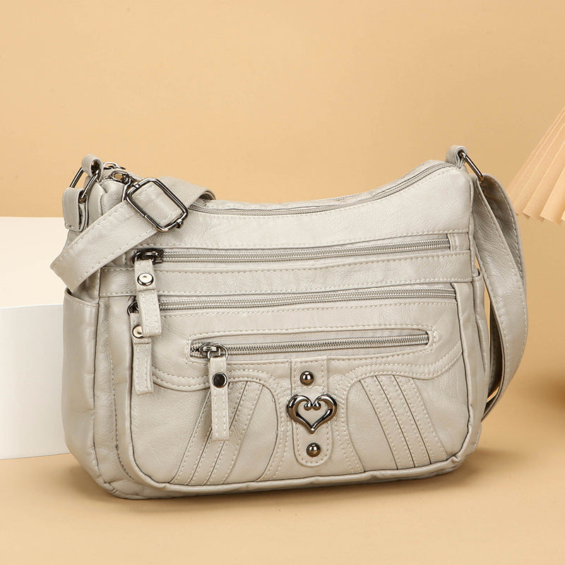 Women's Soft Vegan Leather Crossbody Bag – Everyday Purse
