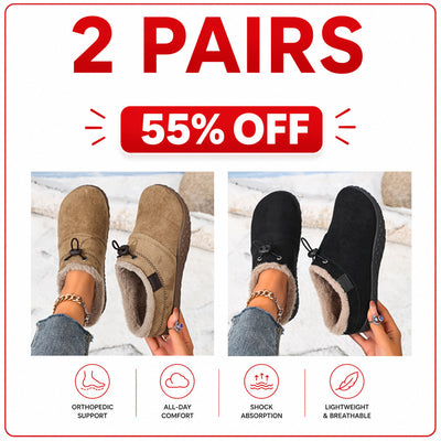 Women's Orthopedic Fleece-Lined Clogs – Warm Comfort & Arch Support