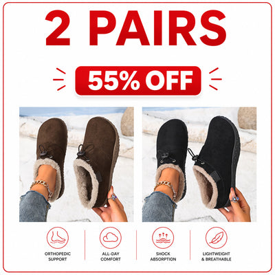 Women's Orthopedic Fleece-Lined Clogs – Warm Comfort & Arch Support