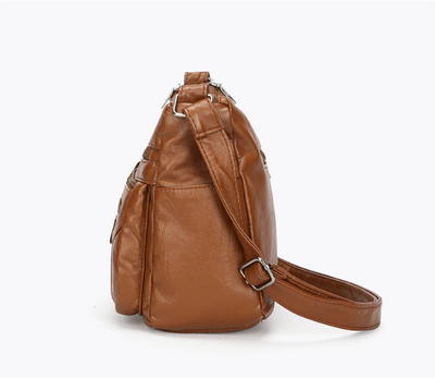 Women's Soft Vegan Leather Crossbody Bag – Everyday Purse