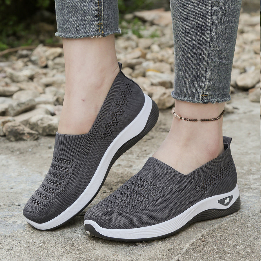 Last Day Sale 50% OFF🔥 - Women’s Orthopedic Knit Comfort Loafers – Slip-Resistant Walking Shoes