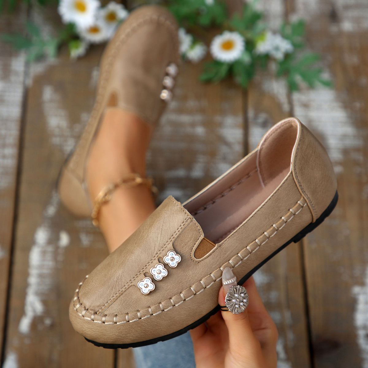 Women's orthopedic shoes – round toe, comfortable.