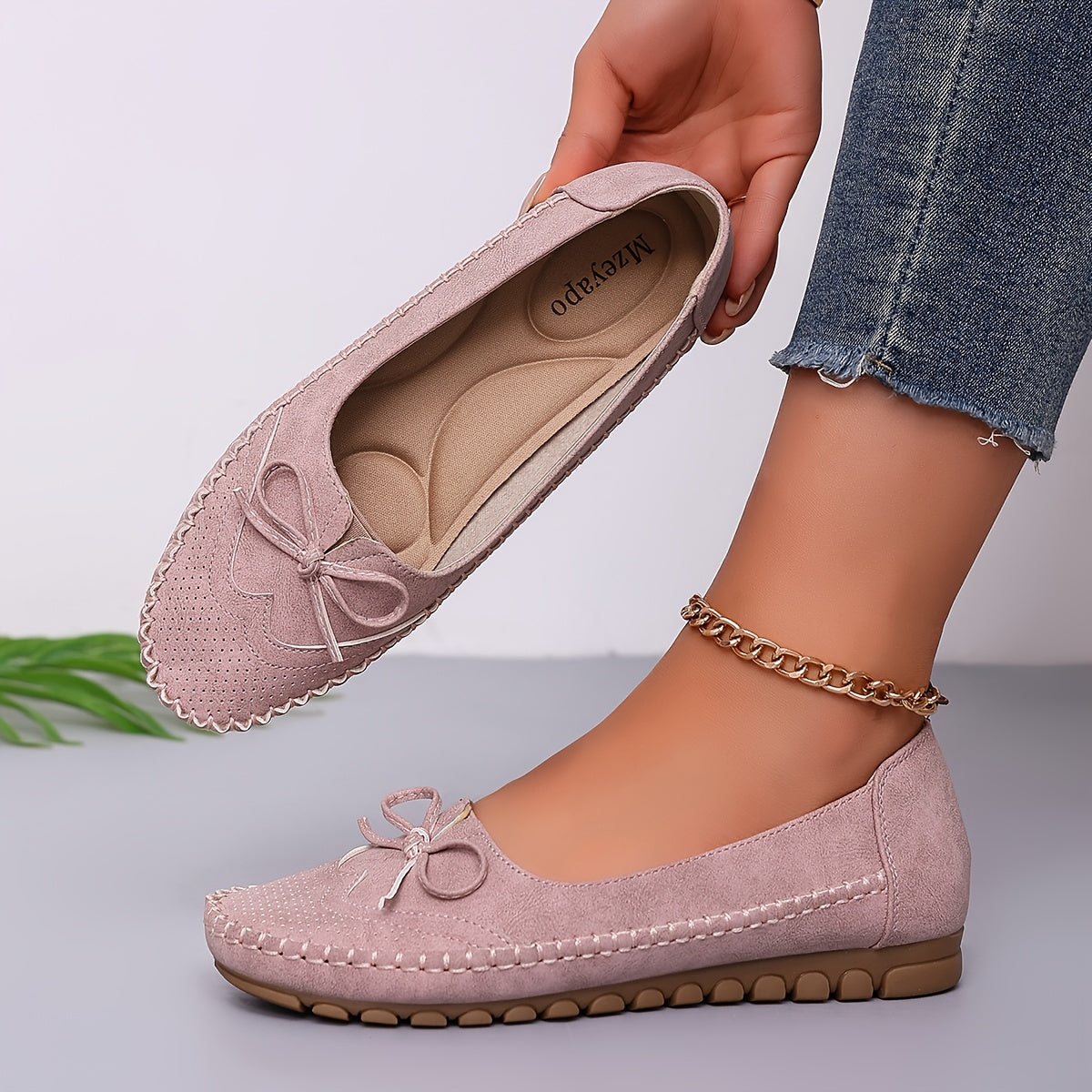 Versatile, breathable women's orthopedic slip-ons with soft soles.