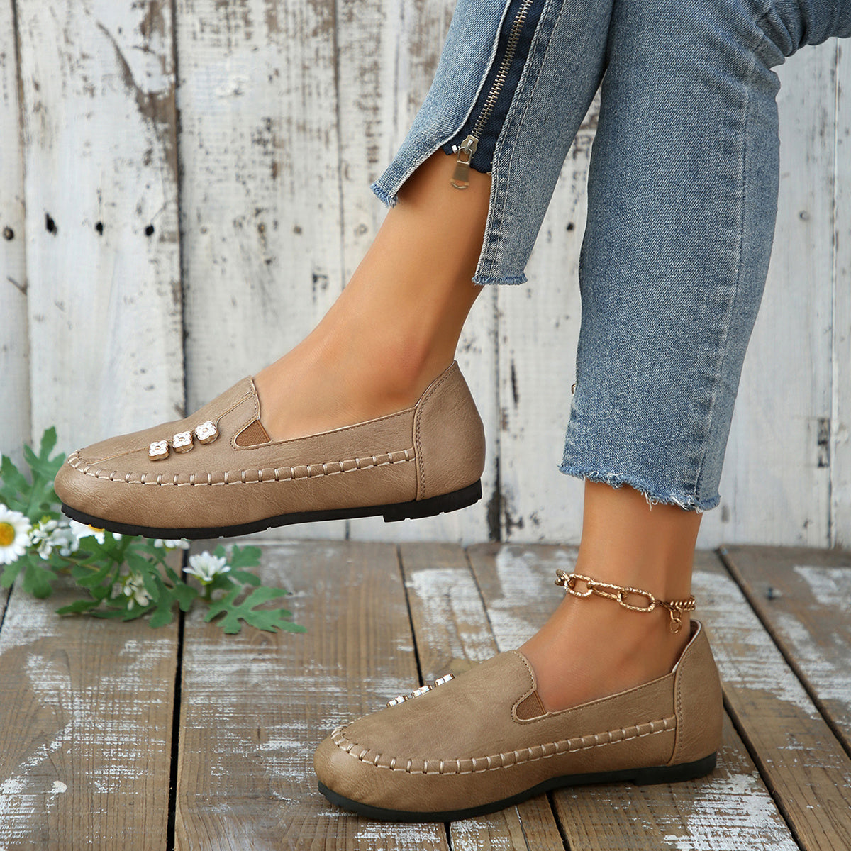 Women's orthopedic shoes – round toe, comfortable.