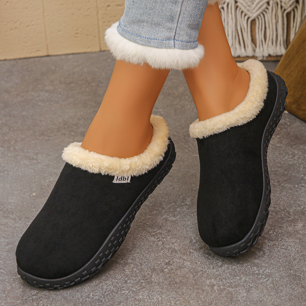 Cozy Fleece Clogs orthopedic.
