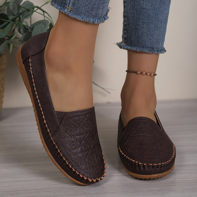 Comfortable, elegant orthopedic slip-on shoes