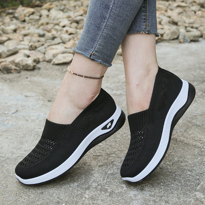 Last Day Sale 50% OFF🔥 - Women’s Orthopedic Knit Comfort Loafers – Slip-Resistant Walking Shoes