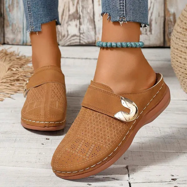 🔥Thank You for Being Our Customer😍Orthopedic Wedge Leather Shoes, Easy To Wear, Comfortable When Walking🔥