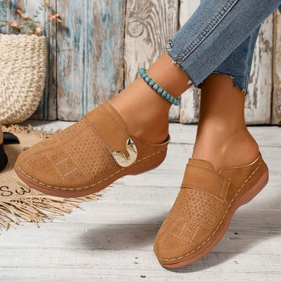 🔥Thank You for Being Our Customer😍Orthopedic Wedge Leather Shoes, Easy To Wear, Comfortable When Walking🔥