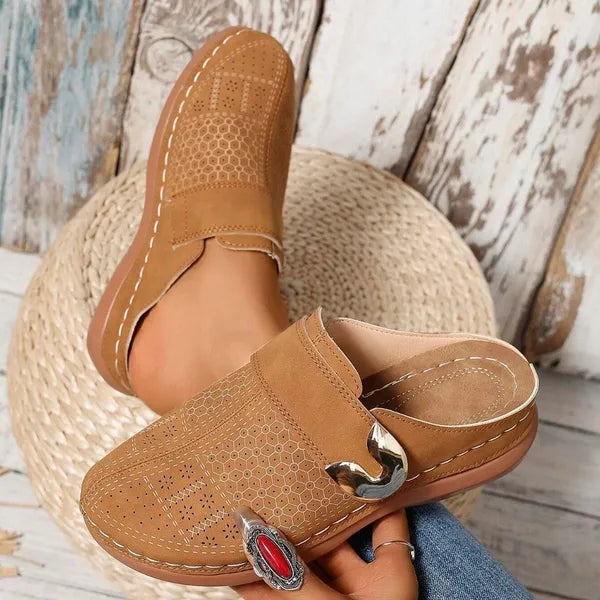 🔥Thank You for Being Our Customer😍Orthopedic Wedge Leather Shoes, Easy To Wear, Comfortable When Walking🔥